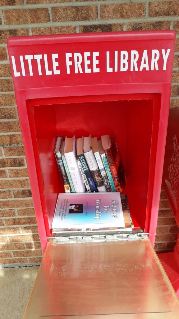 The 24/7 "Little Free Library" Hosted By Tas Drug in Maiden