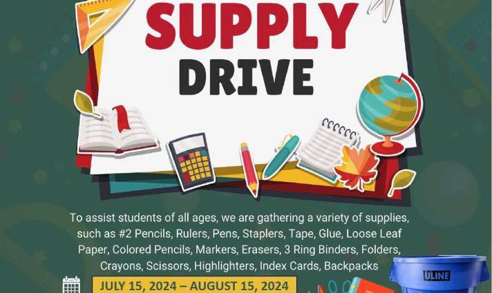 Maiden NC News - School Supply Drive 2024