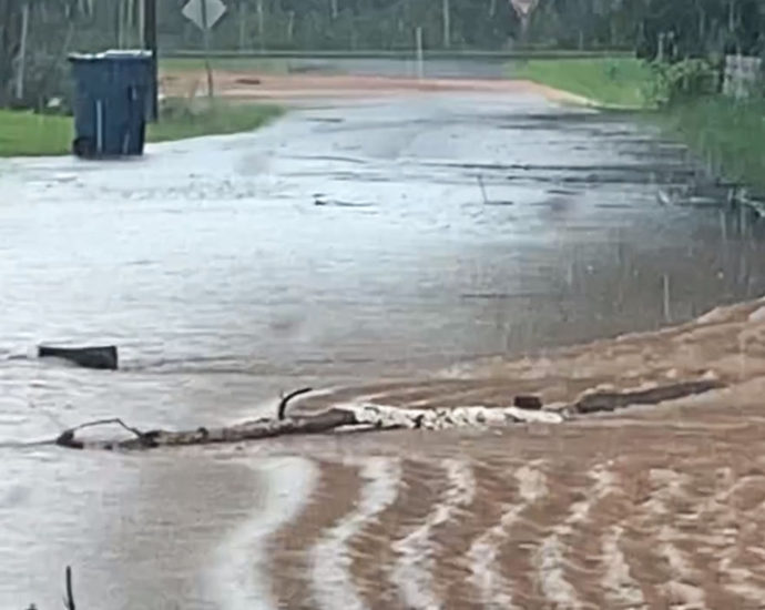 Flash Flooding in Maiden NC After Storm