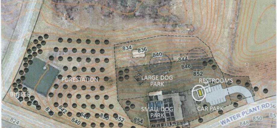 Topographic Map of Maiden Dog Park